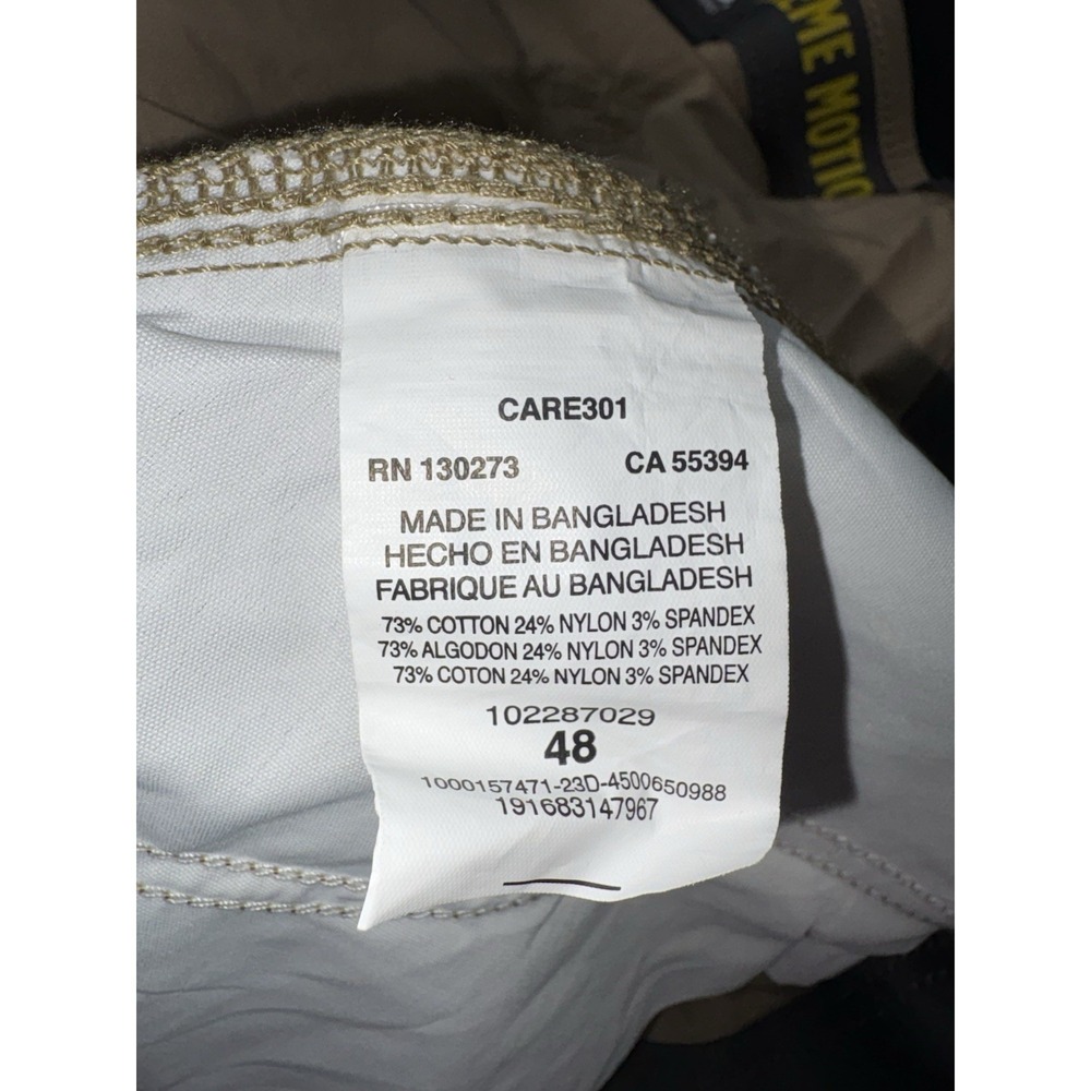 Lee Extreme Motion Cargo Shorts Mens 48x11 Khaki‎ Performance Stretch NEW - Picture 11 of 12